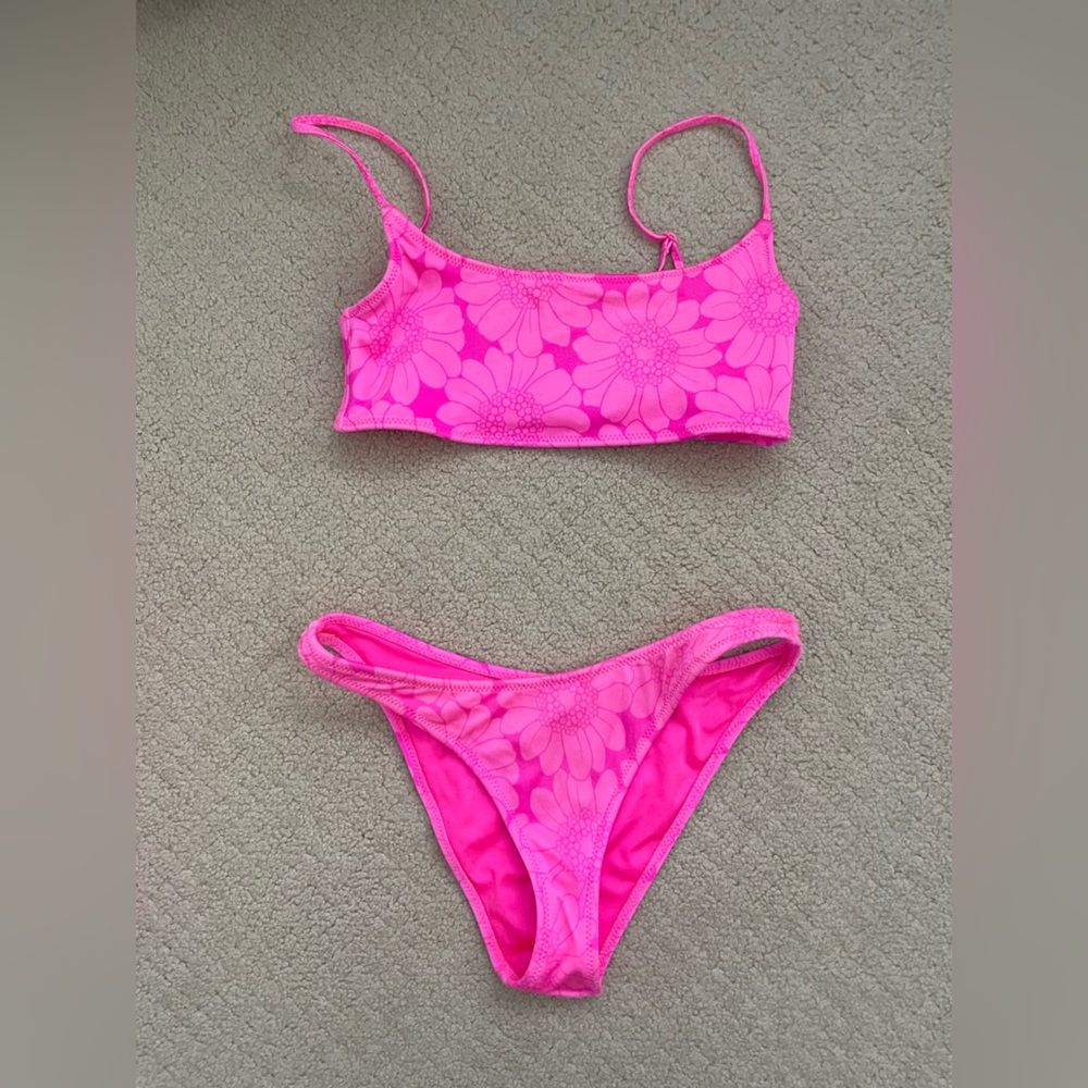 Triangl Pink bikini set